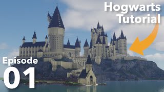 How to build Hogwarts in Minecraft  Episode 1  Foundations [upl. by Baumann191]