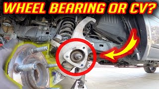 How to Diagnose Wheel Bearing or CV Joint Vibration Humming Noise [upl. by Newbold]