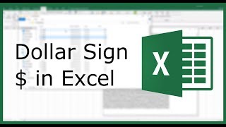 Dollar Sign  in Excel  Excel in Minutes [upl. by Maighdiln]