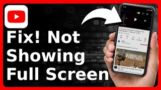 YouTube Not Showing Full Screen FIXED [upl. by Ynnor433]