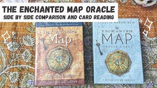 Enchanted Map Oracle Cards by Colette BaronReid ✨ Side by Side NEW VERSION with Bonus Card Reading [upl. by Harlen505]