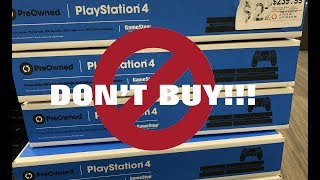 I Bought A PREOWNED PS4 from GameStop and This Happened DONT BUY [upl. by Ayaladnot]