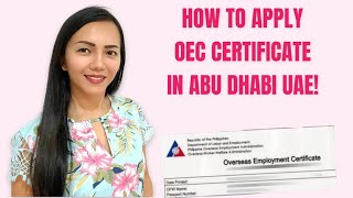 How to Apply OEC in Abu Dhabi [upl. by Kila895]