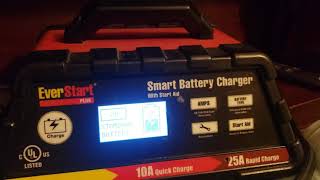 Everstart smart battery charger [upl. by Noreik]