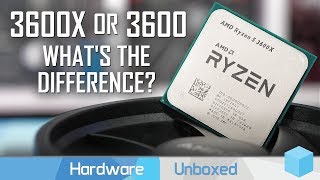 AMD Ryzen 5 3600 vs 3600X Is The X Worth It [upl. by Schwinn]