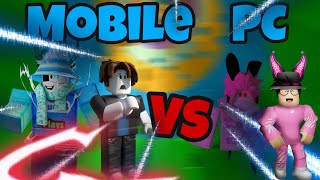 Zepyxl and Txcles Vs BlueRB and BromoMobro PC VS MOBILE Tower Of Hell Roblox Race [upl. by Davon928]