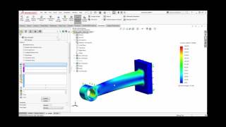 SOLIDWORKS Simulation Quick Tip Prescribed Displacements  Part 1 [upl. by Eilhsa681]