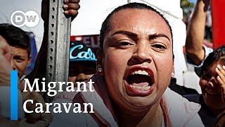 Migrant Caravan Tensions rise in Tijuana  DW News [upl. by Noslien]