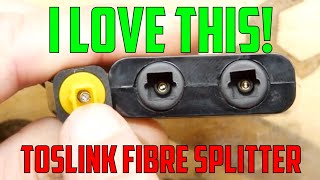 TOSlink fibre optic splitter [upl. by Krik]