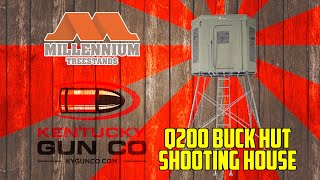 Millennium Q200 Buck Hut Shooting House [upl. by Annaiuq448]