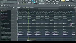 TrapRap Beat In FL Studio 12  FLP [upl. by Pruter]