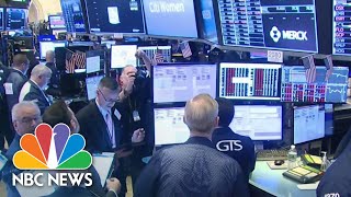 Stock Trading Halted After Markets Plunge At Market Open  NBC News [upl. by Limhaj]