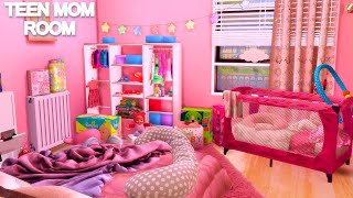 TEEN MOM BEDROOM 🍼🧸 DL Furniture CC  Clutter CC Folder CC LINKS The Sims 4 [upl. by Ahsekar]