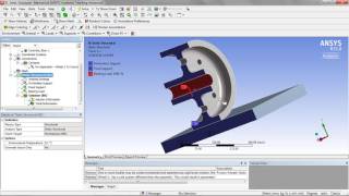 Applying Bearing Loads 23 ANSYS Mechanical [upl. by Carney]