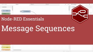 Message Sequences  NodeRED Essentials [upl. by Agem744]