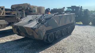 FOR SALE M114 TRACKED COMMAND amp RECONNAISSANCE ARMORED PERSONNEL CARRIER [upl. by Hazaki378]