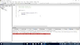 How to create C projects in Code Blocks [upl. by Meggs450]