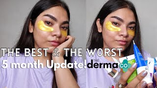 Best amp Worst Derma Co Products Dermaco Review  How to prevent acne correctly ✅ [upl. by Gabrila]