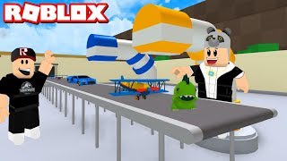 Oyuncak Fabrikası Kurduk  Panda ile Roblox Toy Tycoon [upl. by Gothar741]