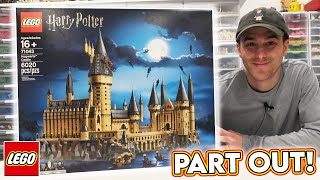 LEGO Hogwarts Castle Unboxing amp PART OUT [upl. by Rihana]