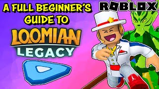 LOOMIAN LEGACY FULL BEGINNERS GUIDE Roblox  How To Battle Trade Rally Stats Explained amp More [upl. by Hochman]