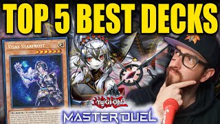 TOP 5 BEST DECKS IN MASTER DUEL 2024 [upl. by Keithley]