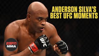 Anderson Silvas best UFC moments  ESPN MMA [upl. by Erinn465]