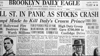 24th October 1929 Wall Street Crash begins on Black Thursday [upl. by Lasala34]