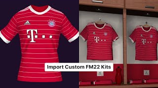 How to import custom Football Manager Kits [upl. by Rollie748]