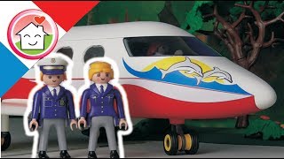 Playmobil police en français Le commissaire Overbeck Lavion  La famille Hauser [upl. by Atsillac]