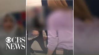 Girl punches schoolmate who was wearing hijab [upl. by Pepi187]