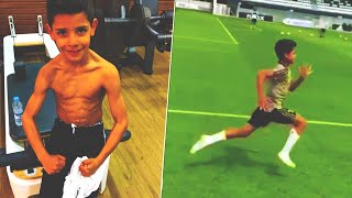 This is HOW Ronaldo trains his SON Cristiano Ronaldo Jrs crazy training schedule [upl. by Harriott]