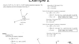 Symmetrical Components Examples [upl. by Desirea627]