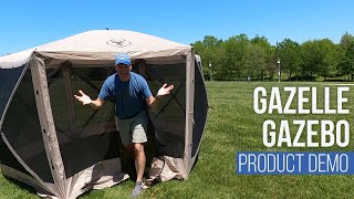 Gazelle Portable G6 Gazebo  Gazelle Product Demo EP 58 [upl. by Nahtiek]