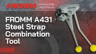 FROMM A431 Steel Strap Combination Tool  Product Overview [upl. by Seeto823]