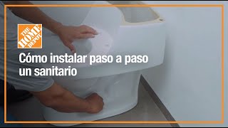 Cómo instalar paso a paso un sanitario  Baños  The Home Depot Mx [upl. by Spearing57]