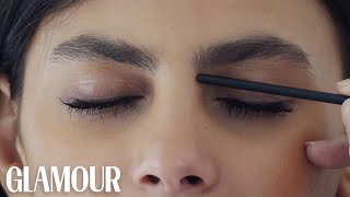 How to Shape Your Eyebrows  Glamour [upl. by Orlantha681]