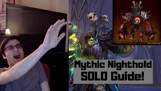 How to Solo Mythic Nighthold for the Hellfire Infernal Mount [upl. by Aroc806]