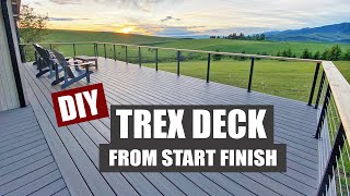 BUILDING the ULTIMATE Trex Deck [upl. by Aubyn]