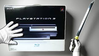 PS3 UNBOXING Original Playstation 3 Fat Console 60GB PS2 Backwards Compatible [upl. by Fredi501]