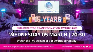 Public Sector Transformation Awards 2025 [upl. by Budde]