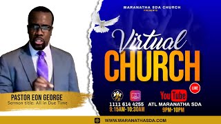 The Atlanta Maranatha SDA Church Live Stream Divine Service 1232021 [upl. by Sotnas]