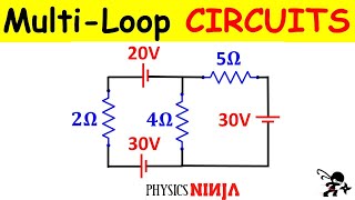 Solving Circuit Problems using Kirchhoffs Rules [upl. by Frymire]