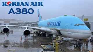 🇺🇸 Los Angeles LAX to Seoul ICN 🇰🇷 Korean Air Airbus A380  FULL FLIGHT REPORT Polar route [upl. by Dorree]