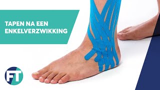 Tapen na een enkelverzwikking  Medical Taping  FysioTape [upl. by Aym]