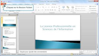 Comment enregistrer une présentation PowerPoint 2010 [upl. by Silera862]