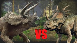 Triceratops vs Styracosaurus  SPORE [upl. by Navap827]