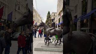 Christmas lighting new Bond Street London [upl. by Sydel]