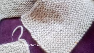 cardigan tricotat metoda raglan tutorial pentru începători [upl. by Akciret]