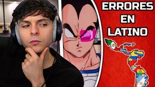 ERRORES DE DRAGON BALL EN LATINO [upl. by Notpmah]